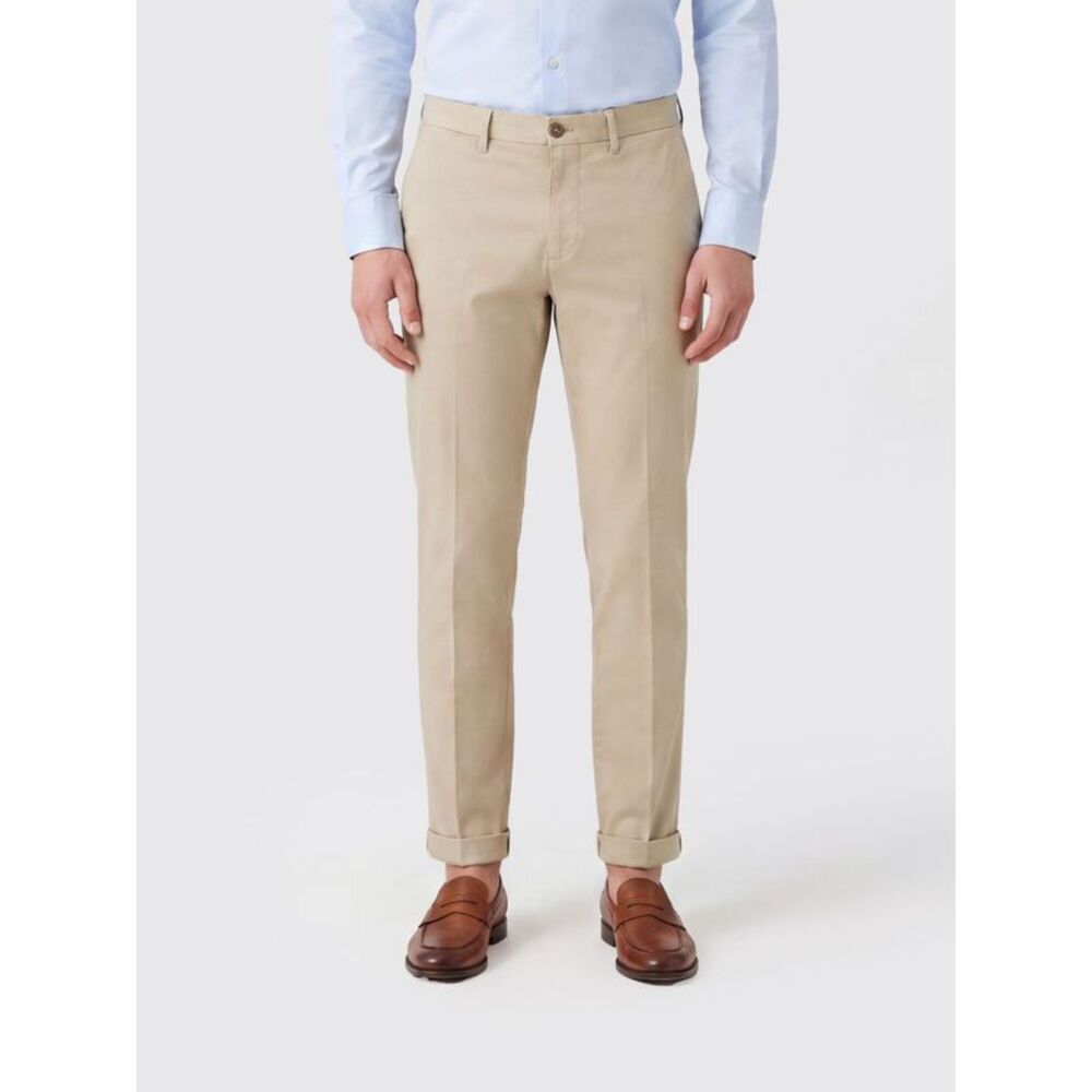 Re-Hash Men Re-Hash Stretch Cotton Chino Trousers